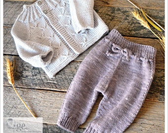 KNITTING PATTERN-Drina Cardigan & Pants - P200