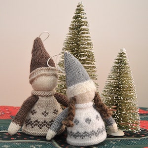 KNITTING PATTERN-Nordic Christmas Ornament P080 image 3