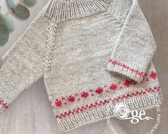 KNITTING PATTERN-Huckleberry Sweater - P300