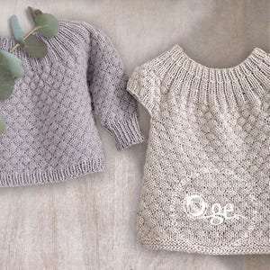 KNITTING PATTERN-Juniper Sweater / Tunic Top P158
