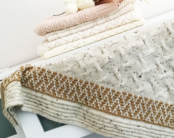 KNITTING PATTERN-Dune Blanket - P184