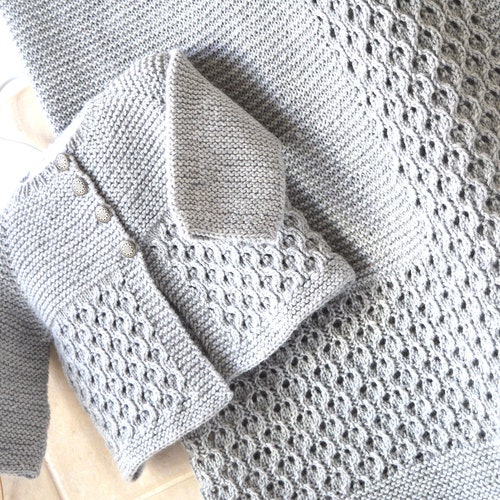 KNITTING Patternbaby Blanket & Jacket P156 Etsy
