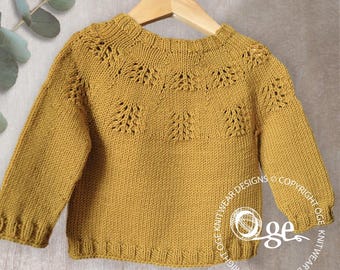 KNITTING PATTERN-Marygold Sweater - P154
