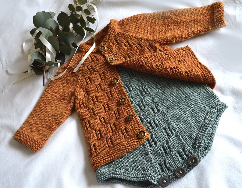 KNITTING PATTERN Gumnut set P144 & P142 image 4