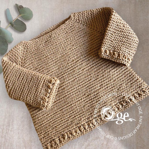 KNITTING PATTERN - Lenox Sweater - P217 - Etsy