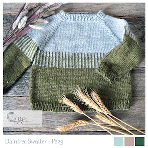 KNITTING PATTERN-Daintree Sweater - P229