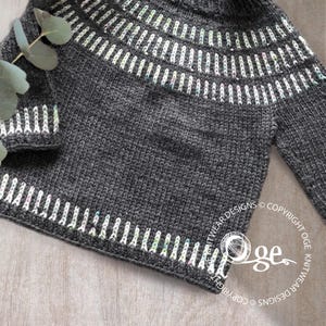 KNITTING PATTERN-Binx Sweater - P174
