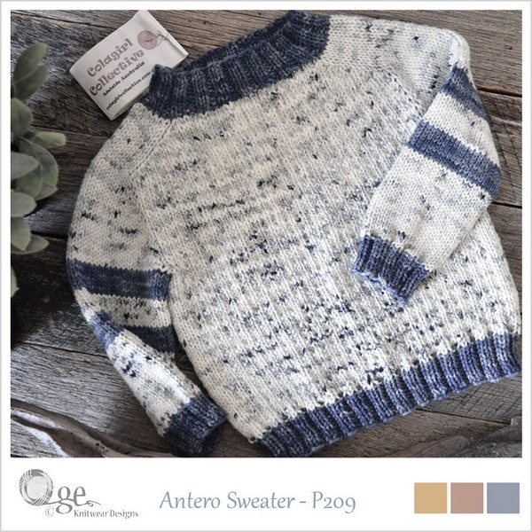 KNITTING PATTERN - Antero Sweater - P209