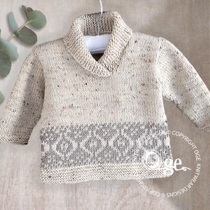 KNITTING PATTERN-Northgate Tweed Sweater  – P149