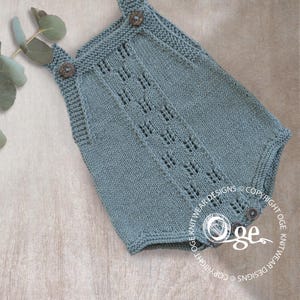 KNITTING PATTERN-Gumnut Rompers - P142