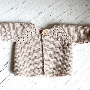 KNITTING PATTERN-Norwegian Fir, Top down cardigan P109 image 6