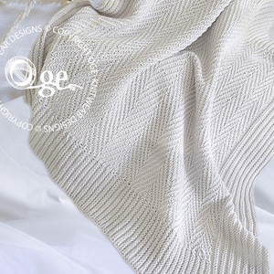 KNITTING PATTERN-Textured blanket and cuddly rabbit - P110