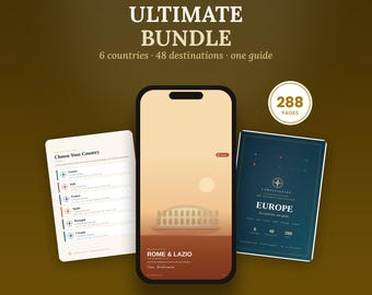 The Ultimate European Travel Guide Bundle | 6 Countries | 48 Locations