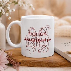 Tazza del collega preferito | Tazza in ceramica | Regalo per colleghi | Compagno di lavoro | Tazza "Work Beast" | Regalo