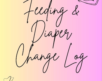 Newborn Feeding and Diaper Log