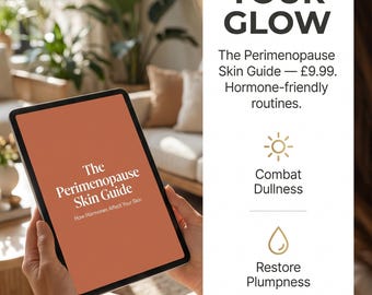 Kit de Bem-Estar para a Perimenopausa | Cuidados Holísticos com a Pele, Recarga de Energia, Guia de Sintomas (PDF)