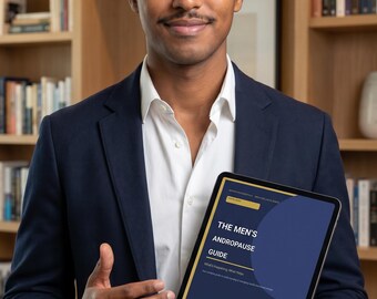 Pacote Completo da Andropausa em PDF - Guia de Saúde Masculina com Exercícios e Lista de Verificação | Homens com mais de 40 anos