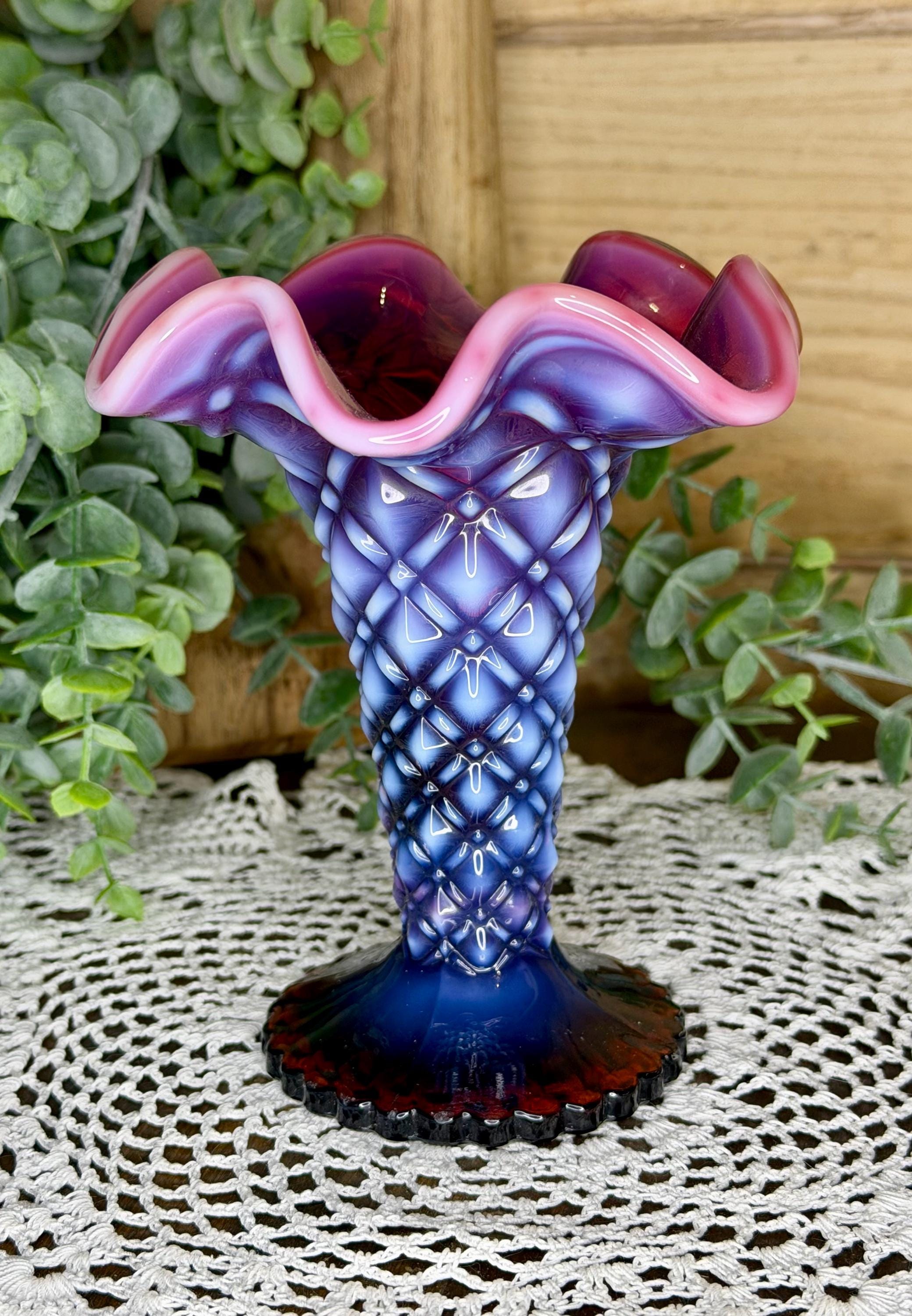 Rare Fenton Vase - Etsy