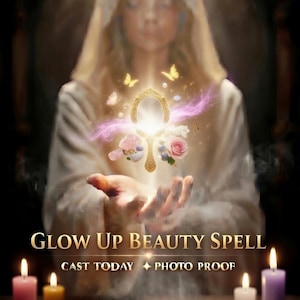 Glow Up Spell, Beauty Attraction Spell, Confidence Ritual, Attraction Spell, Personalized Ritual image 1