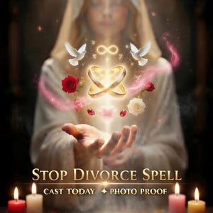Stop Divorce Spell, Marriage Spell, Relationship Healing, Commitment Spell, Reconciliation Spell