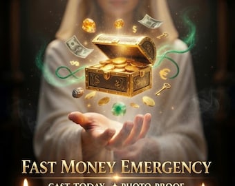 Fast Emergency Money Spell, Fast Money Spell, Money Spell, Financial Blessing, Prosperity Spell