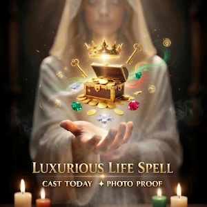 Luxurious Life Spell, Prosperity Spell, Wealth Ritual, Abundance Ritual, Manifestation Ritual