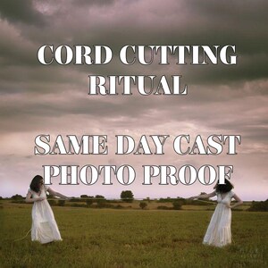 Cord Cutting Spell, Energy Cleansing, Emotional Healing, Personalized Ritual, Spiritual Guidance image 2