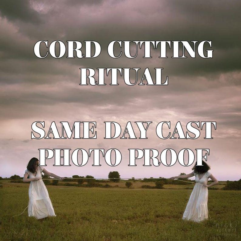 Cord Cutting Spell, Energy Cleansing, Emotional Healing, Personalized Ritual, Spiritual Guidance image 2