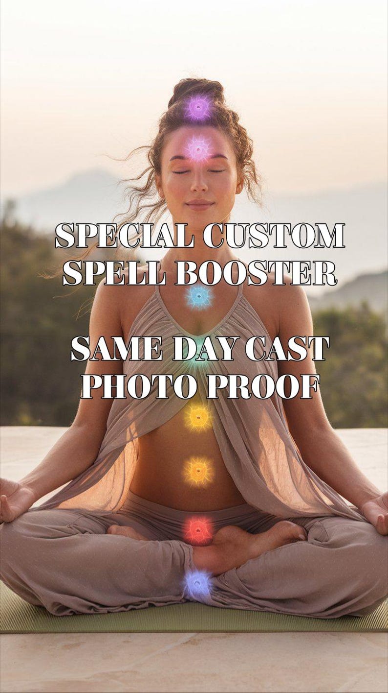 Potenciador de hechizos personalizado especial, ritual personalizado, ritual de intención, alineación energética, lanzamiento el mismo día. imagen 2
