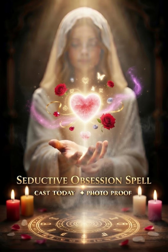 Seductive obsession Spell, Attraction Spell, Love Manifestation, Personalized Ritual, Relationship Energy