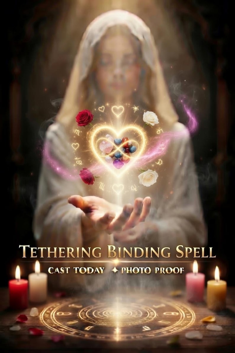 Tethering Binding Spell, Commitment Spell, Relationship Healing, Love Manifestation, Personalized Ritual image 1