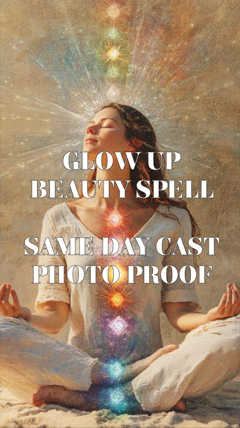 Glow Up Spell, Beauty Attraction Spell, Confidence Ritual, Attraction Spell, Personalized Ritual image 2
