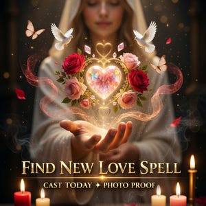 Find New Love Spell, Soulmate Spell, Attraction Spell, Love Manifestation, Personalized Ritual