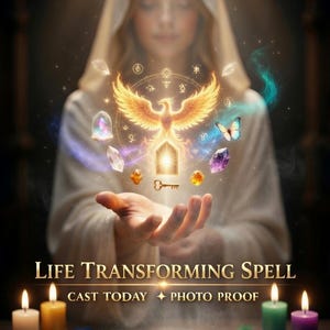 Life Transformation Spell, Road Opener Spell, Manifestation Ritual, Energy Alignment, Personalized Ritual