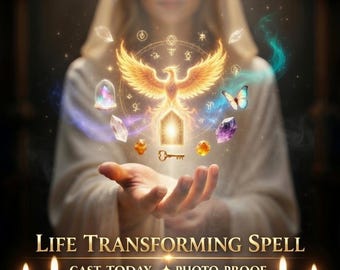 Life Transformation Spell, Road Opener Spell, Manifestation Ritual, Energy Alignment, Personalized Ritual