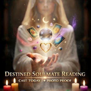 Destined Soulmate Reading, Psychic Love Reading, Relationship Reading, Future Prediction, Spiritual Insight