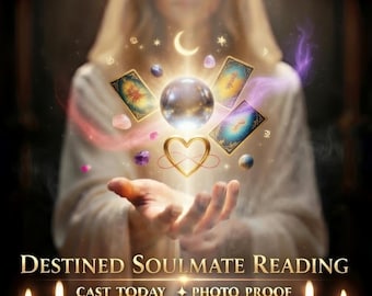 Destined Soulmate Reading, Psychic Love Reading, Relationship Reading, Future Prediction, Spiritual Insight