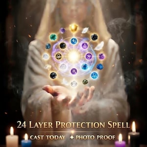 24 Layer Protection Spell, Protection Spell, Spiritual Protection, Energy Cleansing, Personalized Ritual
