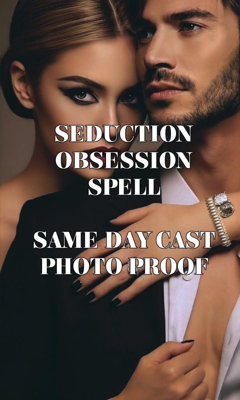 Seductive obsession Spell, Attraction Spell, Love Manifestation, Personalized Ritual, Relationship Energy image 2