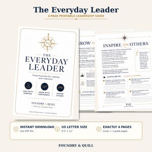 Il leader di tutti i giorni / Guida alla leadership per i nuovi manager / Manuale di sviluppo manageriale / Materiale stampabile sulle competenze di leadership