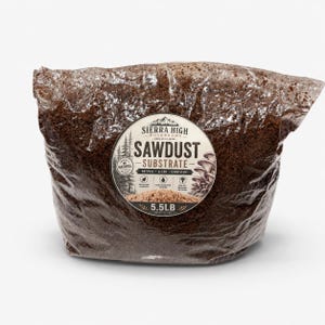 Sterilized 5.5 lb Hardwood Sawdust Mushroom Substrate | Ready to Inoculate