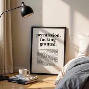 Female Empowerment Art Work, Motivational Wall Decor, Positive Daily Affirmations, Inspirational Feminist Poster image 10
