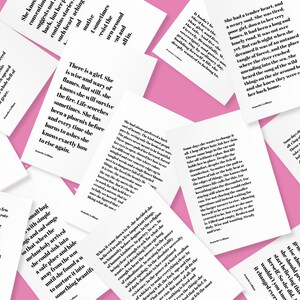 Empowerment-notitiekaarten Girl On Fire | Inspirerende kunstafdrukken met gewaagde typografie| Briefpapier feministische dagelijkse affirmatie voor genezing en zelfliefde