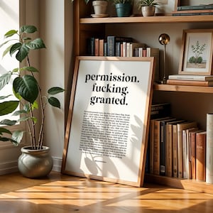 Female Empowerment Art Work, Motivational Wall Decor, Positive Daily Affirmations, Inspirational Feminist Poster image 15