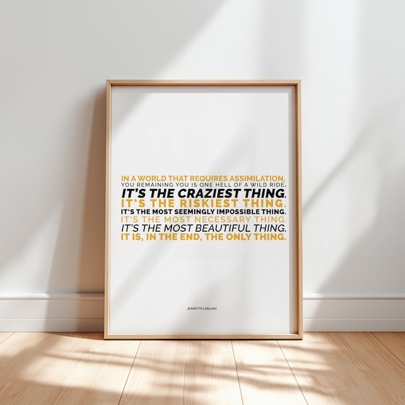 Daily motivation wall art printable | Inspirational typography poster for self-love, personal growth, resilience, uplifting quote