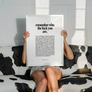 Impresión de arte mural con afirmaciones diarias / Recordatorio de autoconfianza / Póster de ruptura, divorcio y situaciones difíciles imagen 17