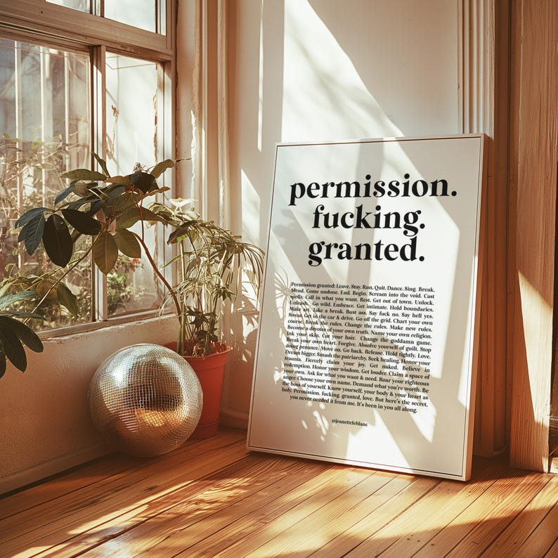 Female Empowerment Art Work, Motivational Wall Decor, Positive Daily Affirmations, Inspirational Feminist Poster image 11