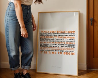 Empowering Affirmation Wall Art | Motivational Self-Growth Print | Therapy Office Decor | Personal Growth Poster