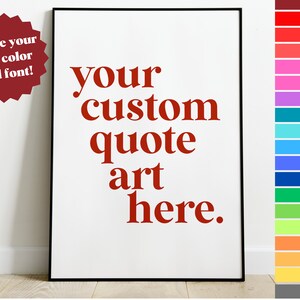 Custom Empowerment Print & Love Letter / Personalized Art / Valentines Day Gift