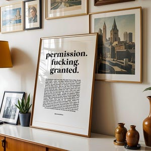 Female Empowerment Art Work, Motivational Wall Decor, Positive Daily Affirmations, Inspirational Feminist Poster image 20
